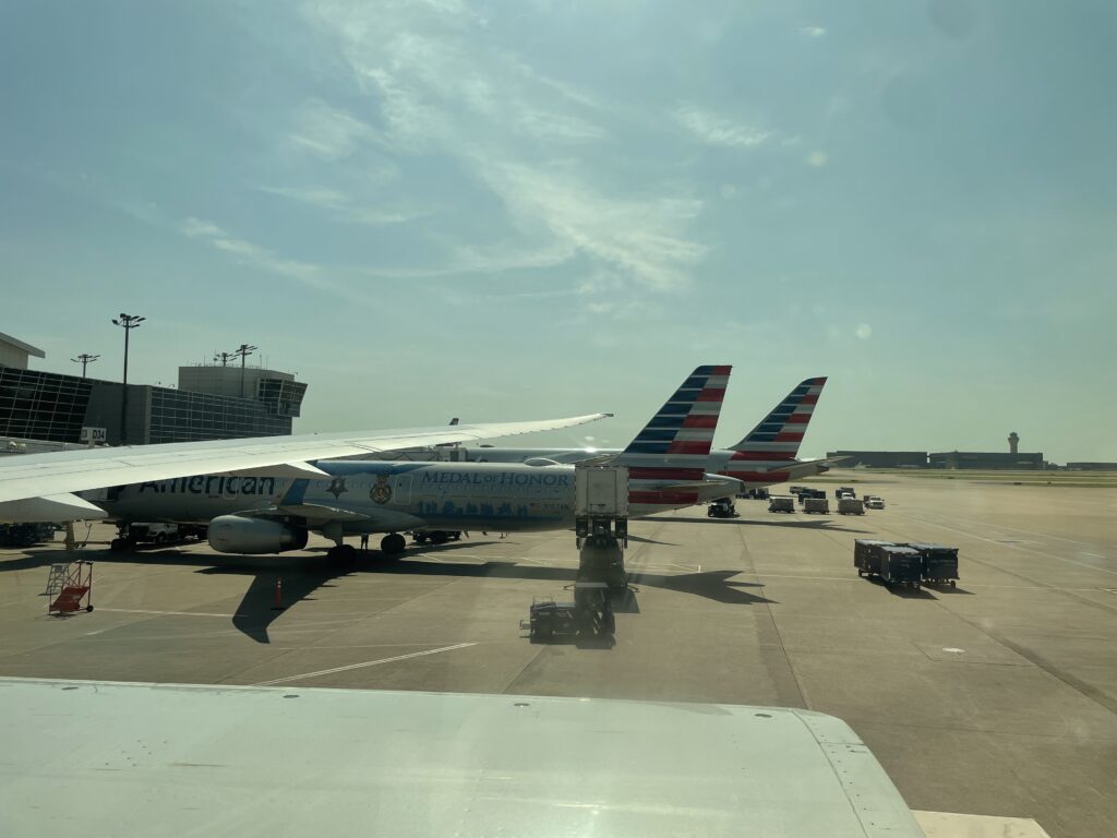 アメリカン航空　飛行機